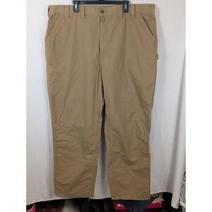 Carhartt Loose Original Fit Canvas Work Pants B151-DKH Beige Men's Size 44x34